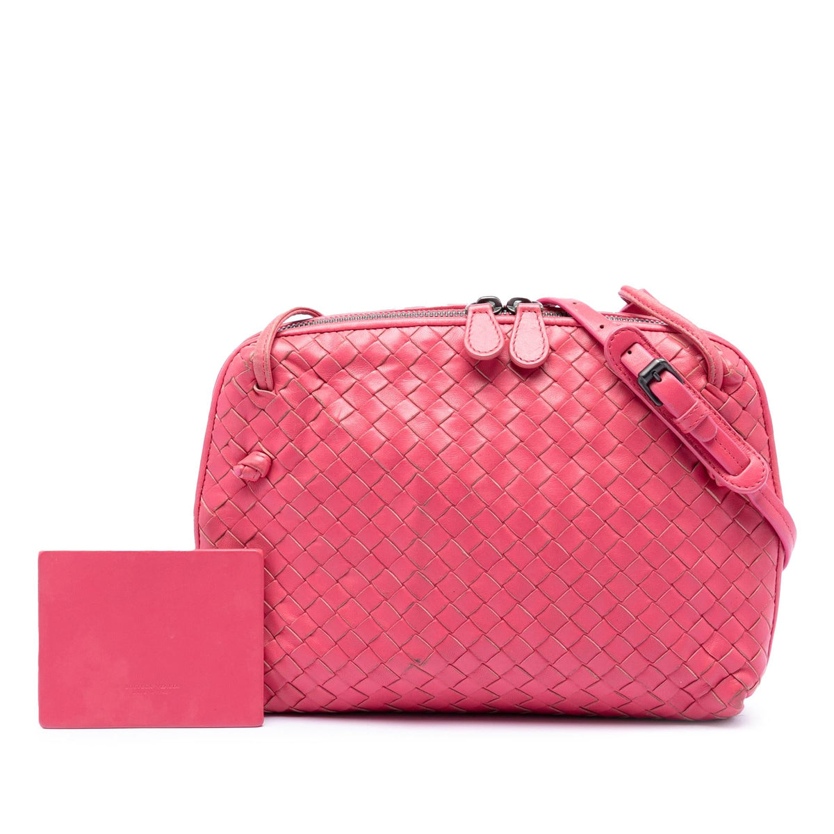Bottega Veneta Nappa Intrecciato Nodini Crossbody