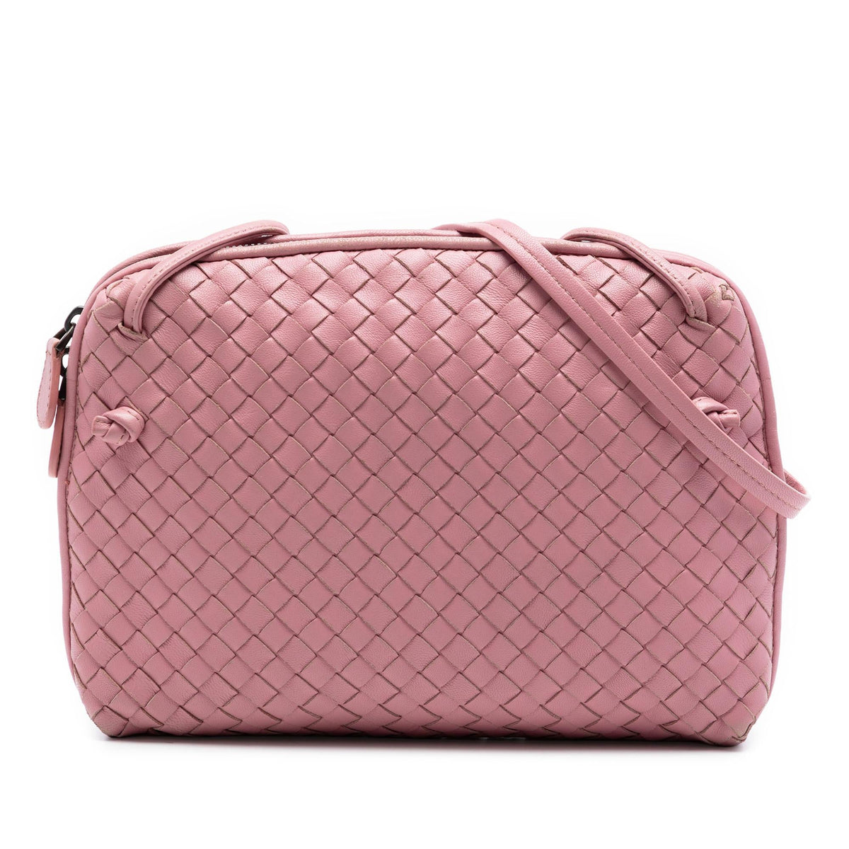 Bottega Veneta Nappa Intrecciato Nodini Crossbody