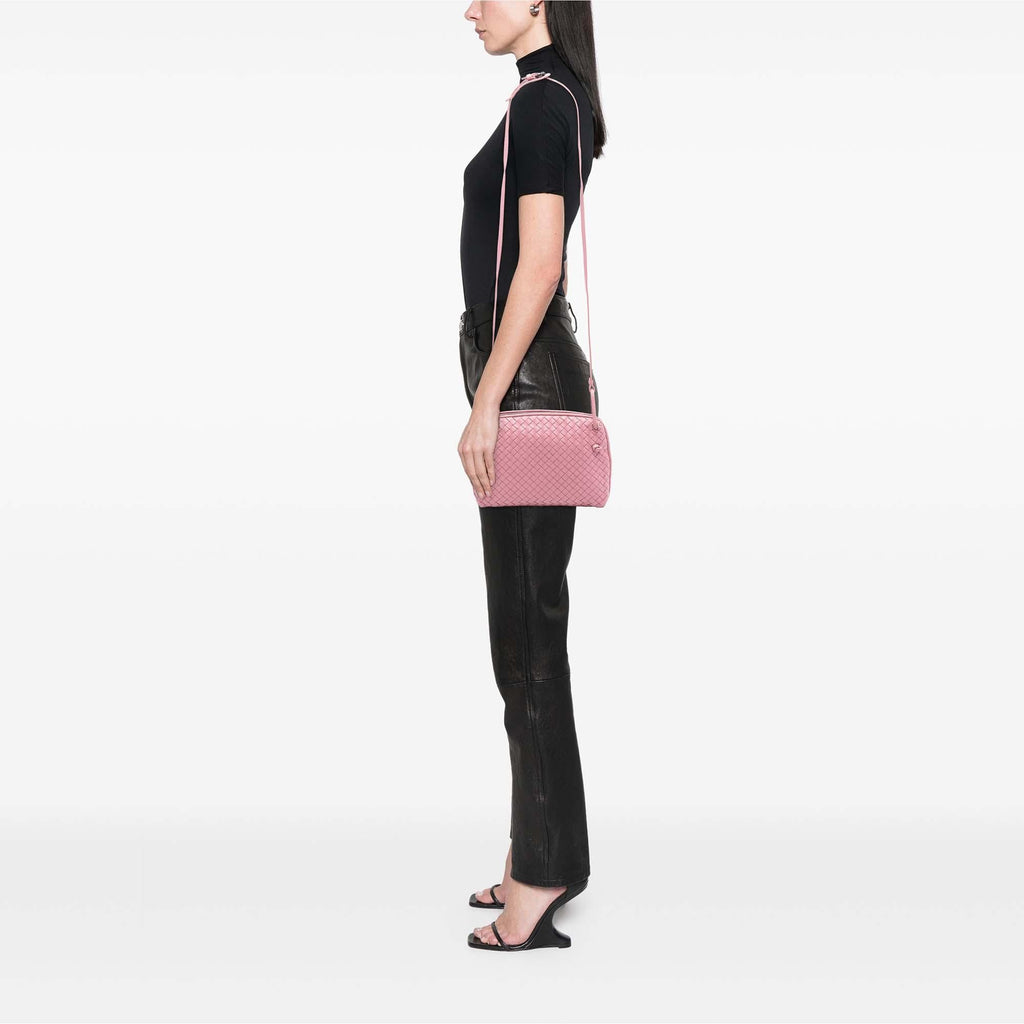 Bottega Veneta Nappa Intrecciato Nodini Crossbody