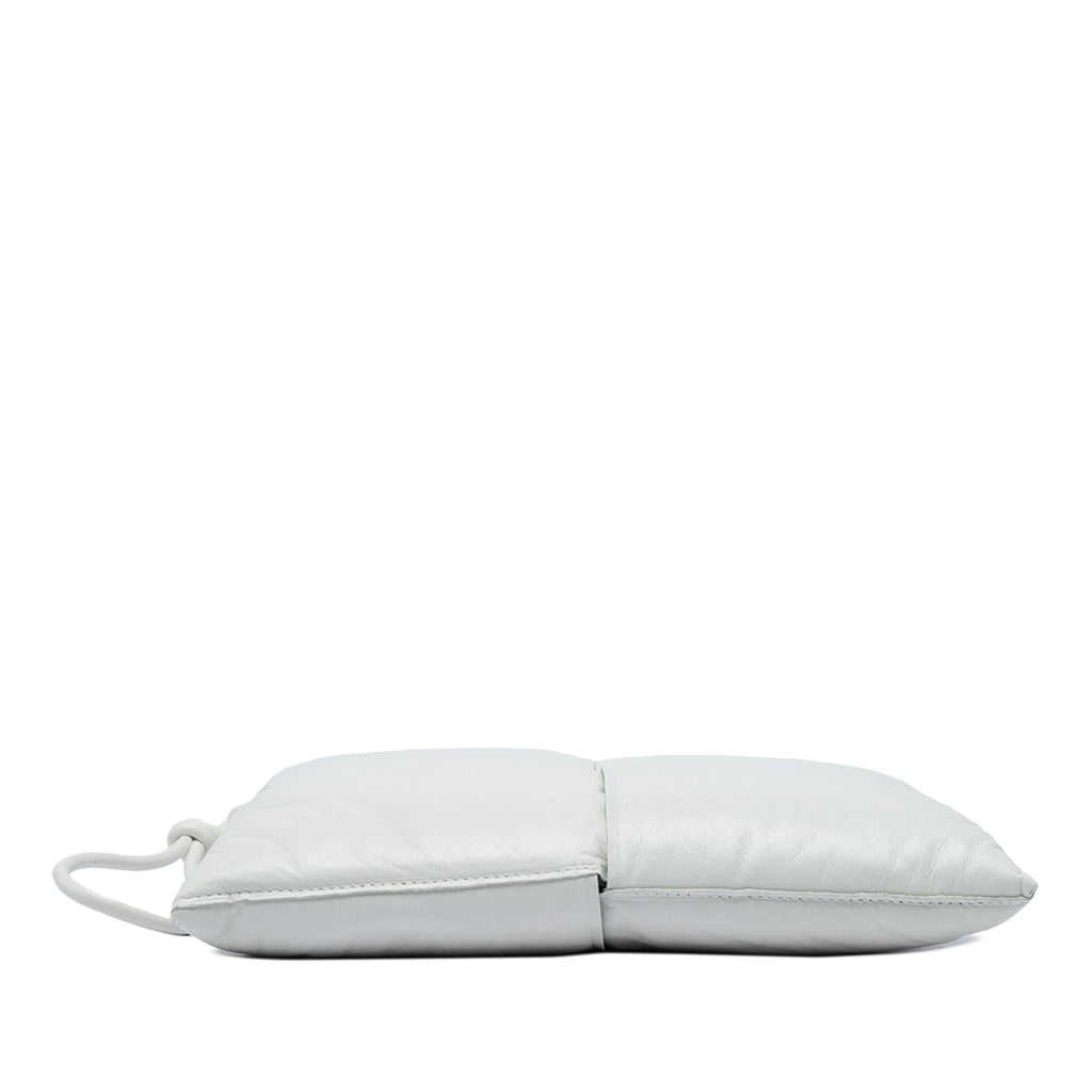 Bottega Veneta Nappa Maxi Intrecciato Padded Square Wristlet Pouch
