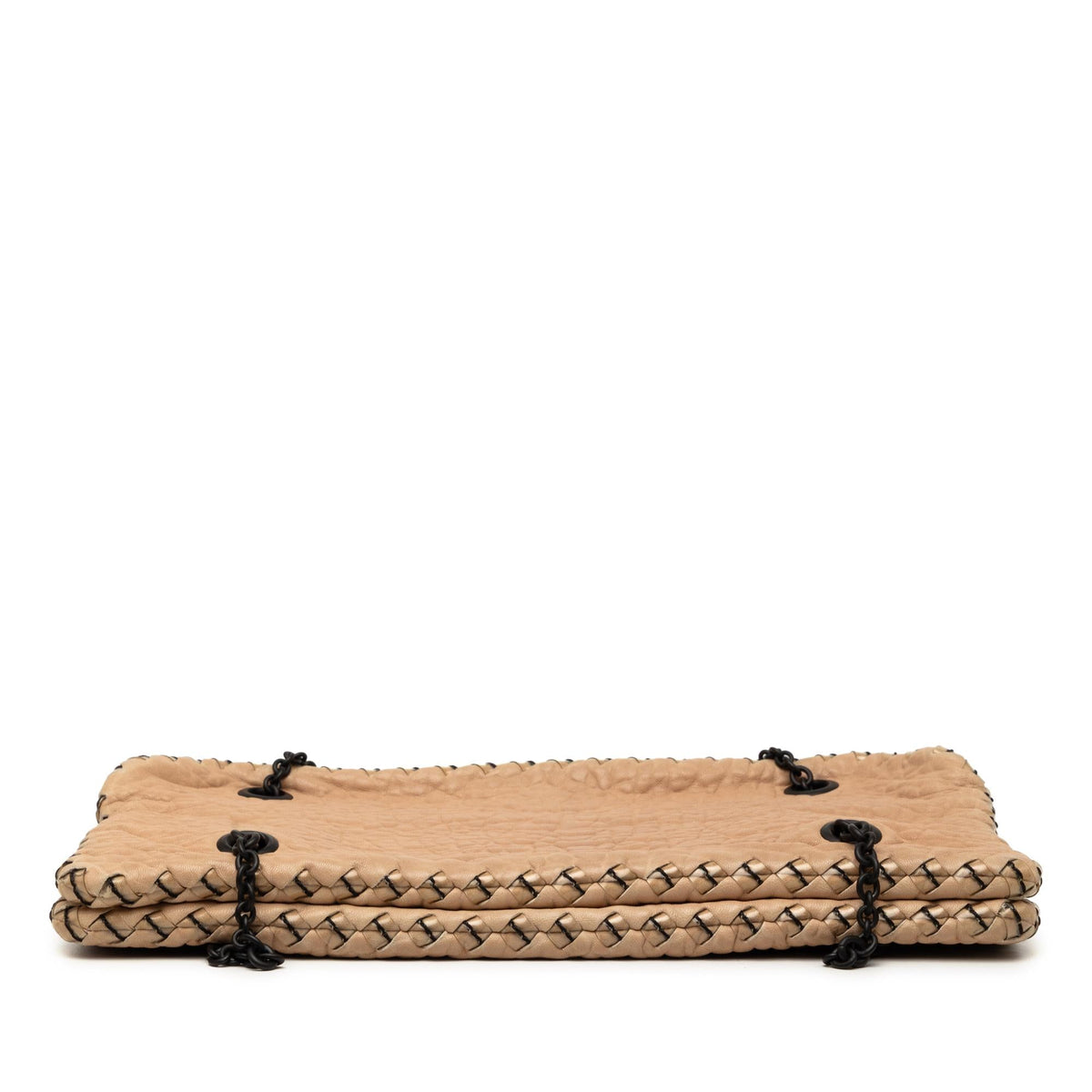 Bottega Veneta Textured Leather Whipstitch Duo Shoulder Bag