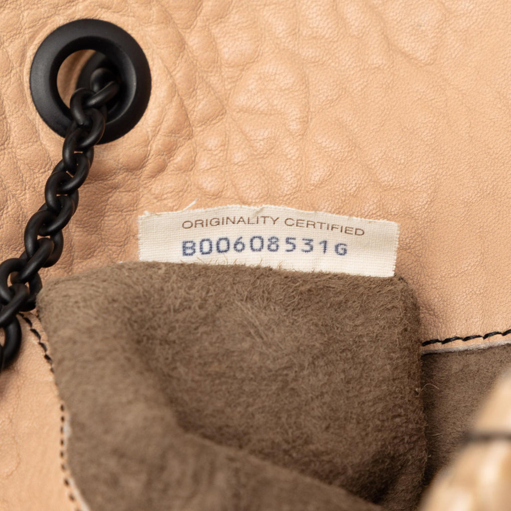Bottega Veneta Textured Leather Whipstitch Duo Shoulder Bag
