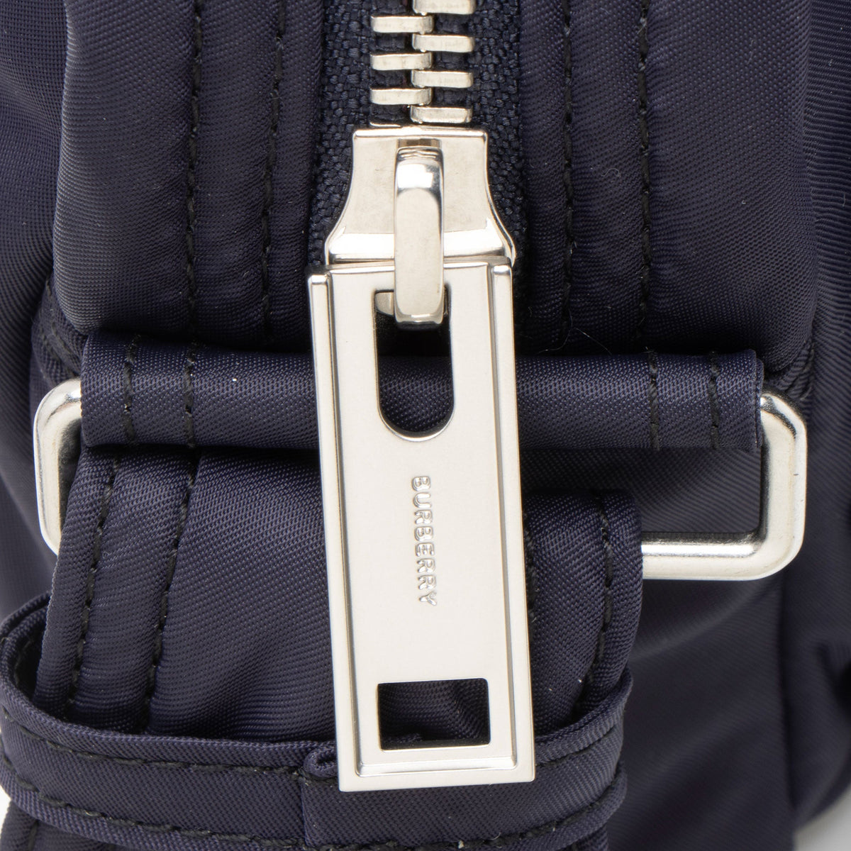 Burberry Nylon Logo Zip Messenger