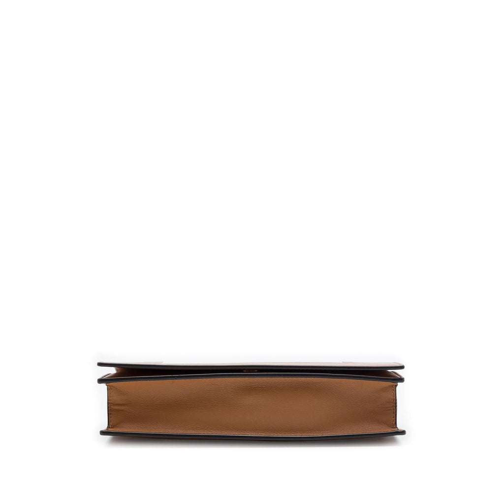 Celine Leather Frame Wallet on Chain