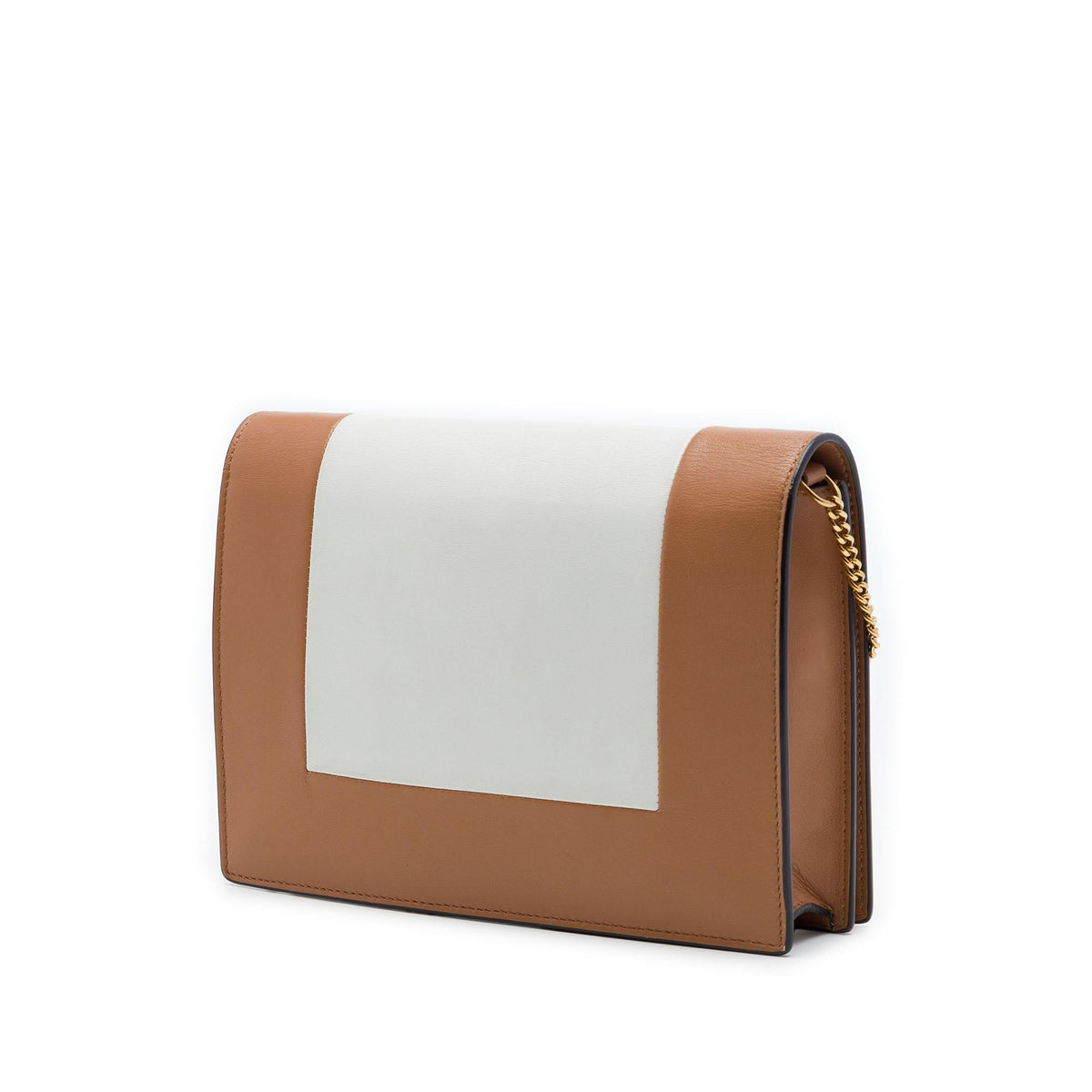 Celine Leather Frame Wallet on Chain