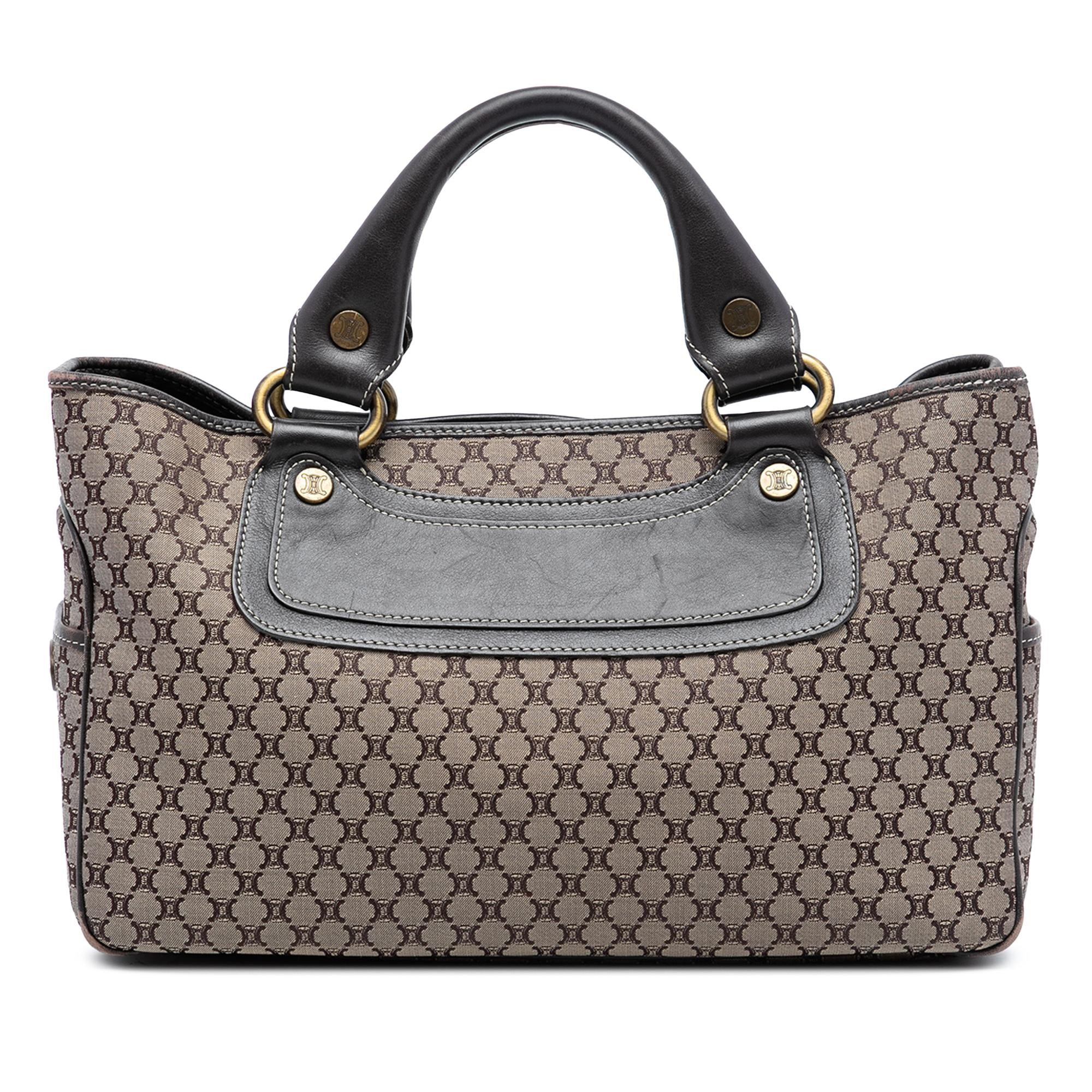 Celine Macadam Canvas Boogie Handbag