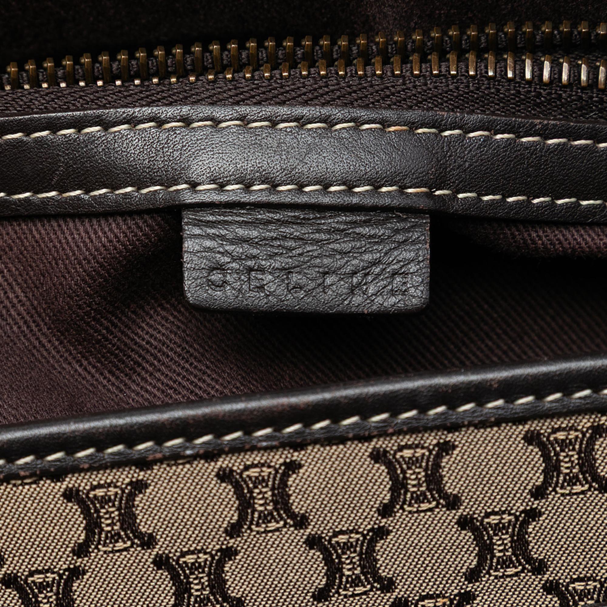 Celine Macadam Canvas Boogie Handbag