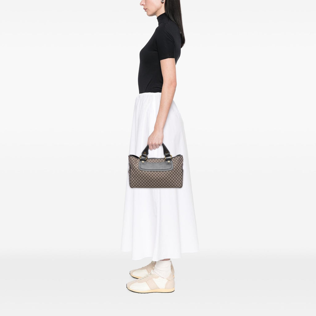 Celine Macadam Canvas Boogie Handbag
