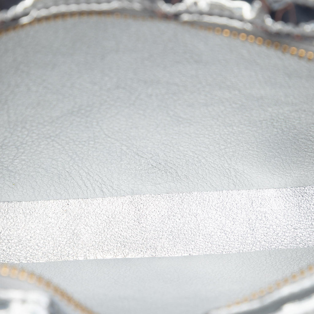 Celine Medium Mirror Calfskin Croque Shoulder Bag