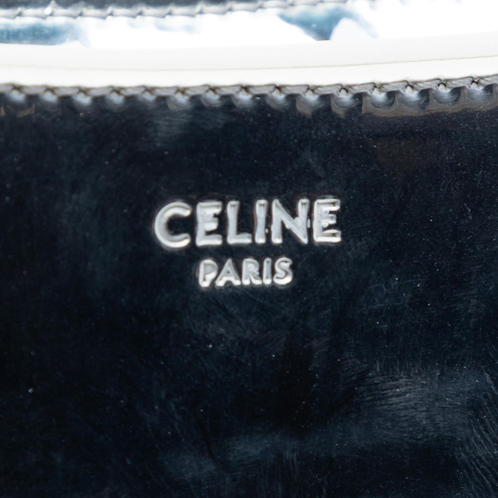 Celine Medium Mirror Calfskin Croque Shoulder Bag