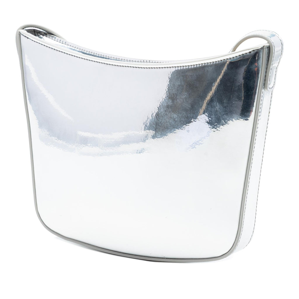 Celine Medium Mirror Calfskin Croque Shoulder Bag