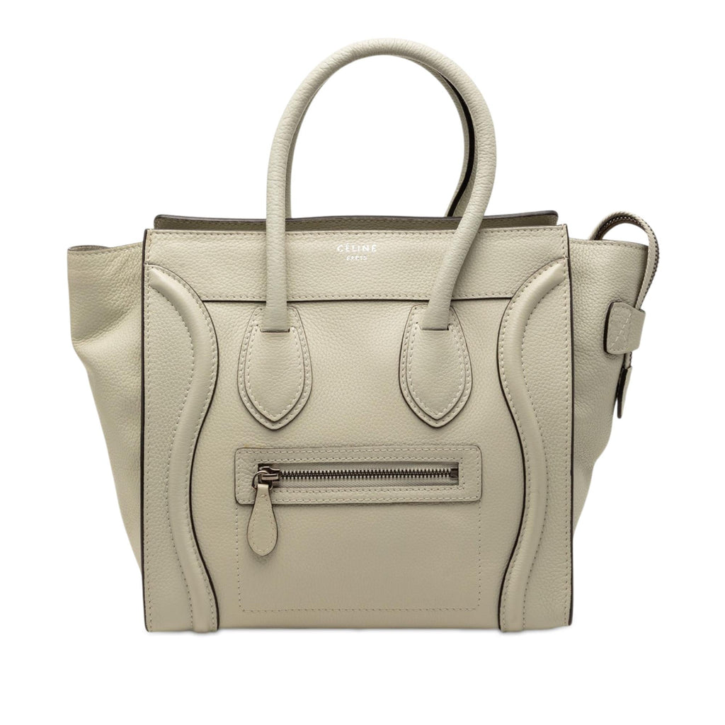 Celine Micro Leather Luggage Tote