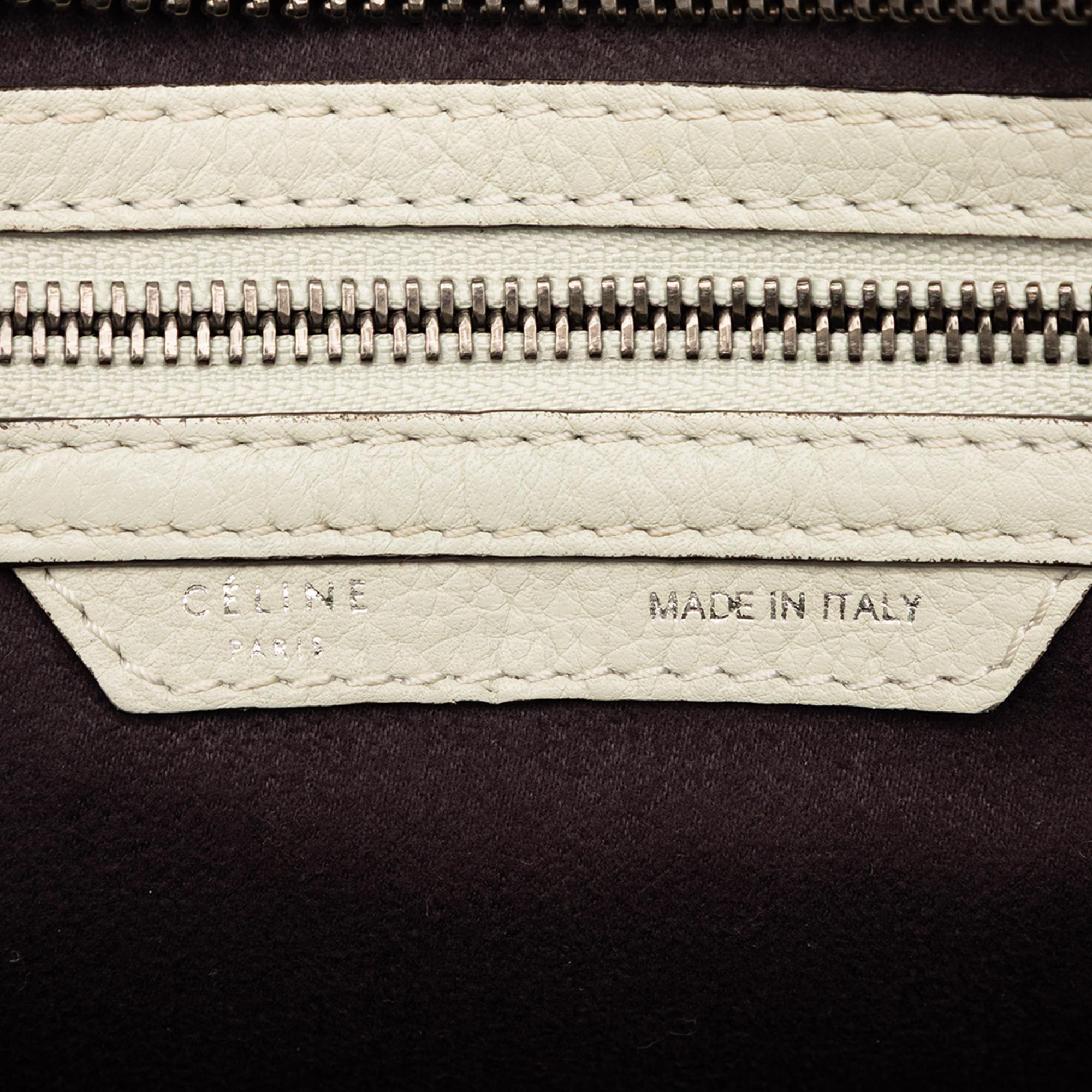 Celine Micro Leather Luggage Tote