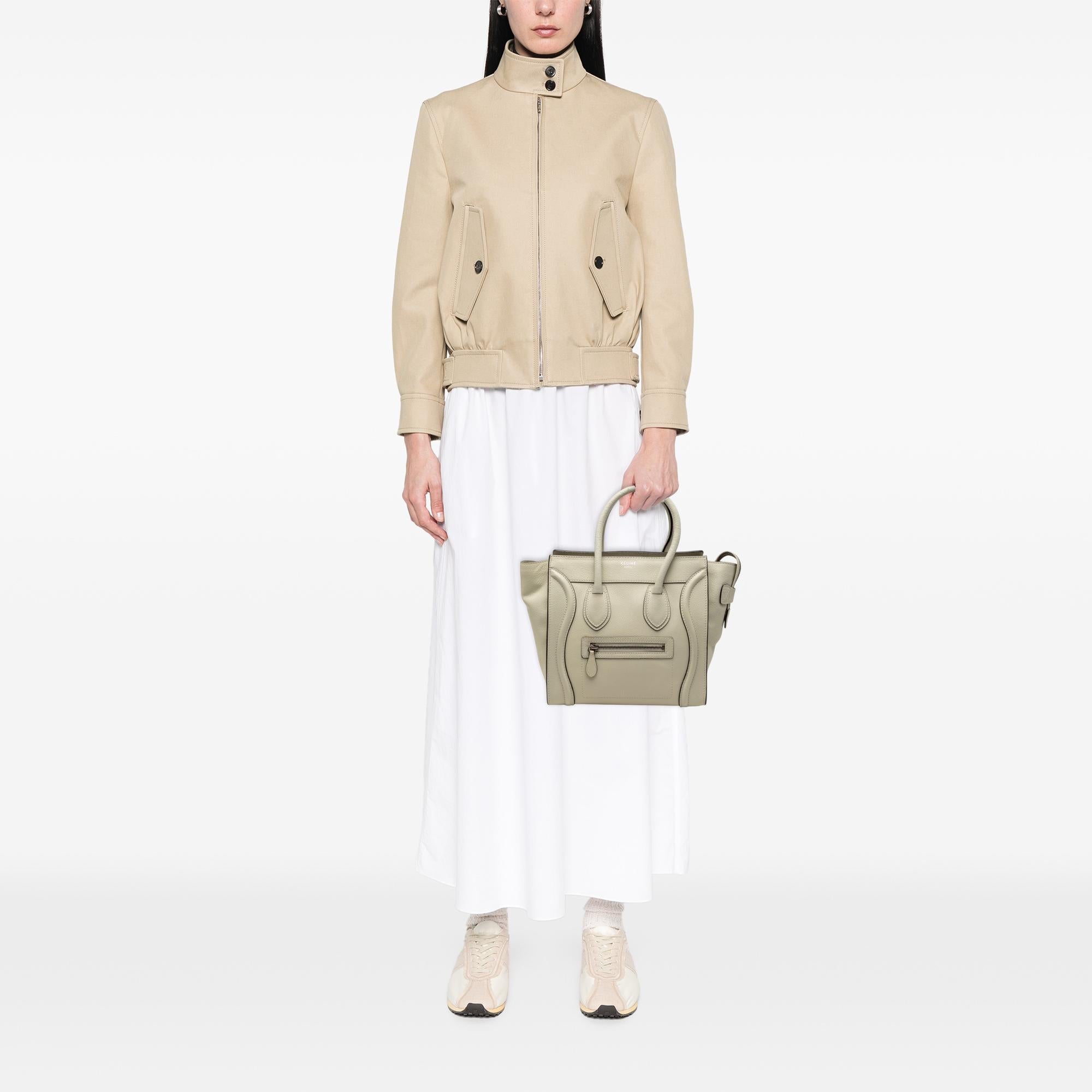 Celine Micro Leather Luggage Tote