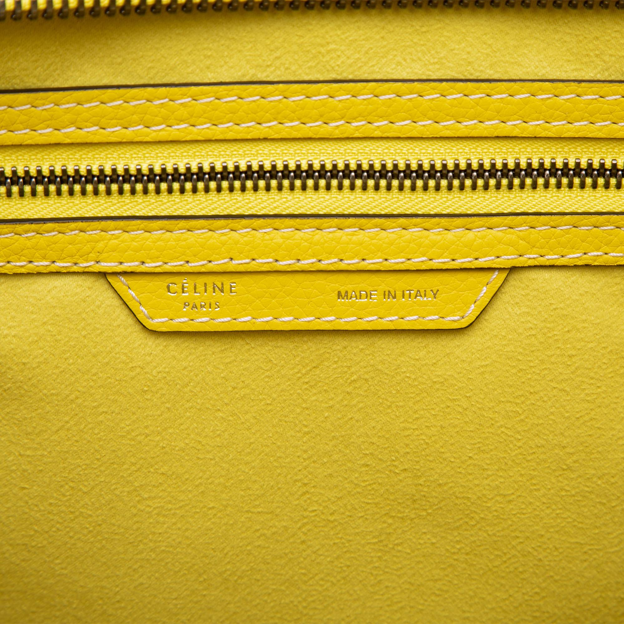 Celine Mini Calfskin Luggage Tote