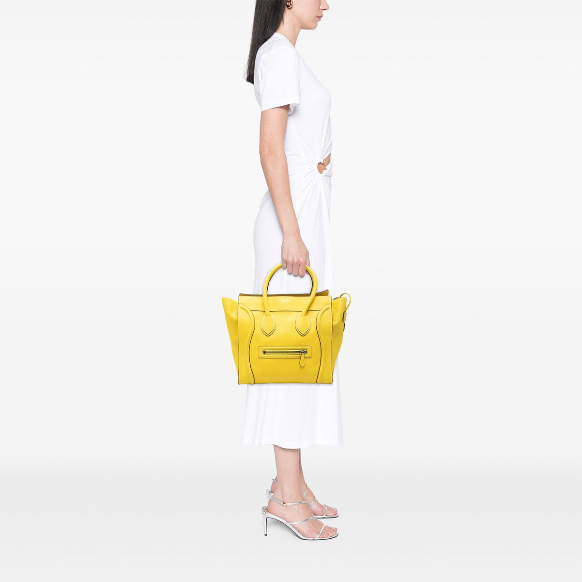 Celine Mini Calfskin Luggage Tote