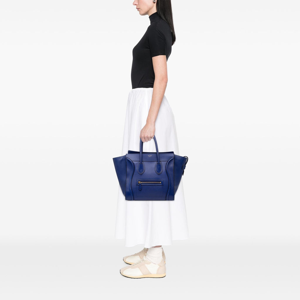 Celine Mini Calfskin Luggage Tote