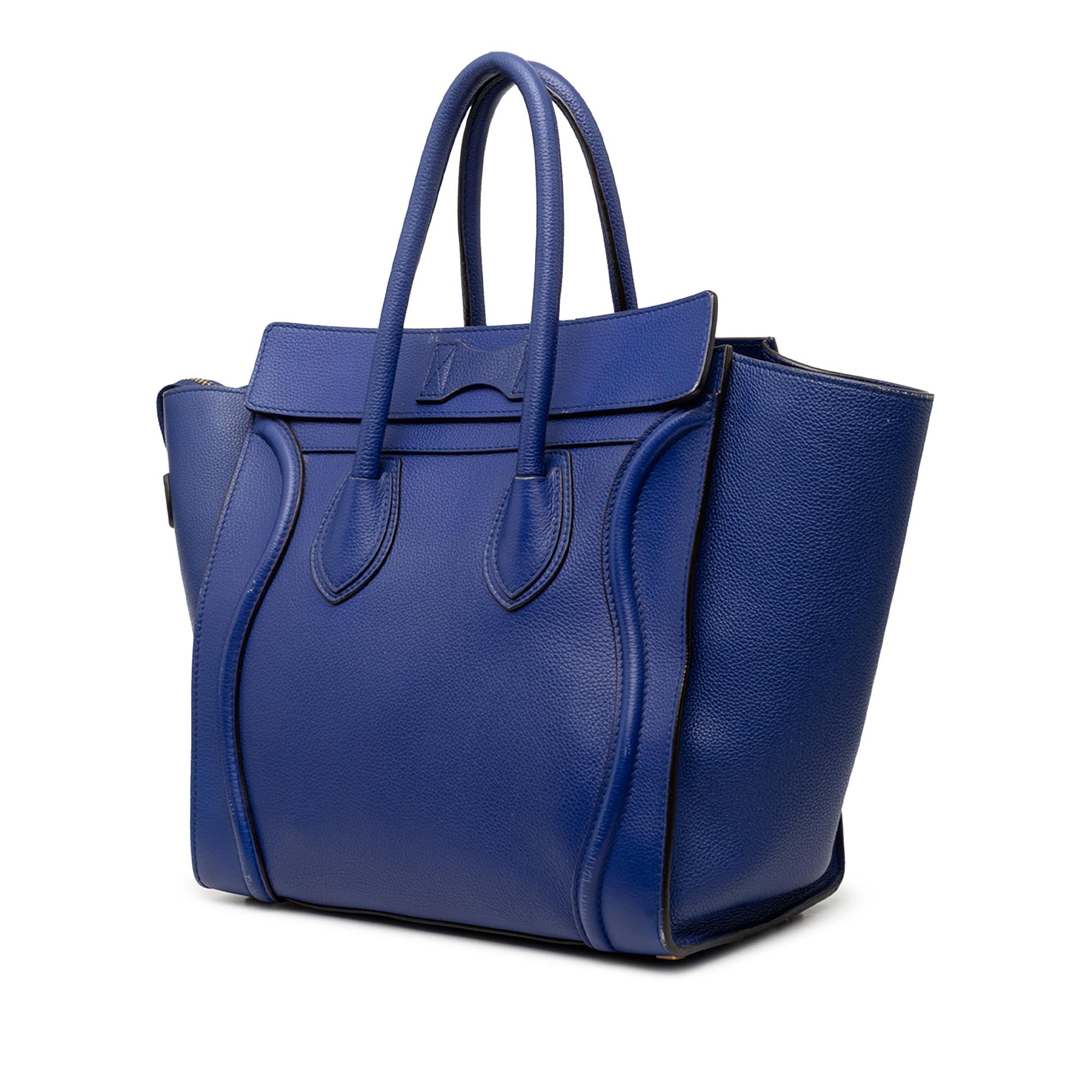 Celine Mini Calfskin Luggage Tote