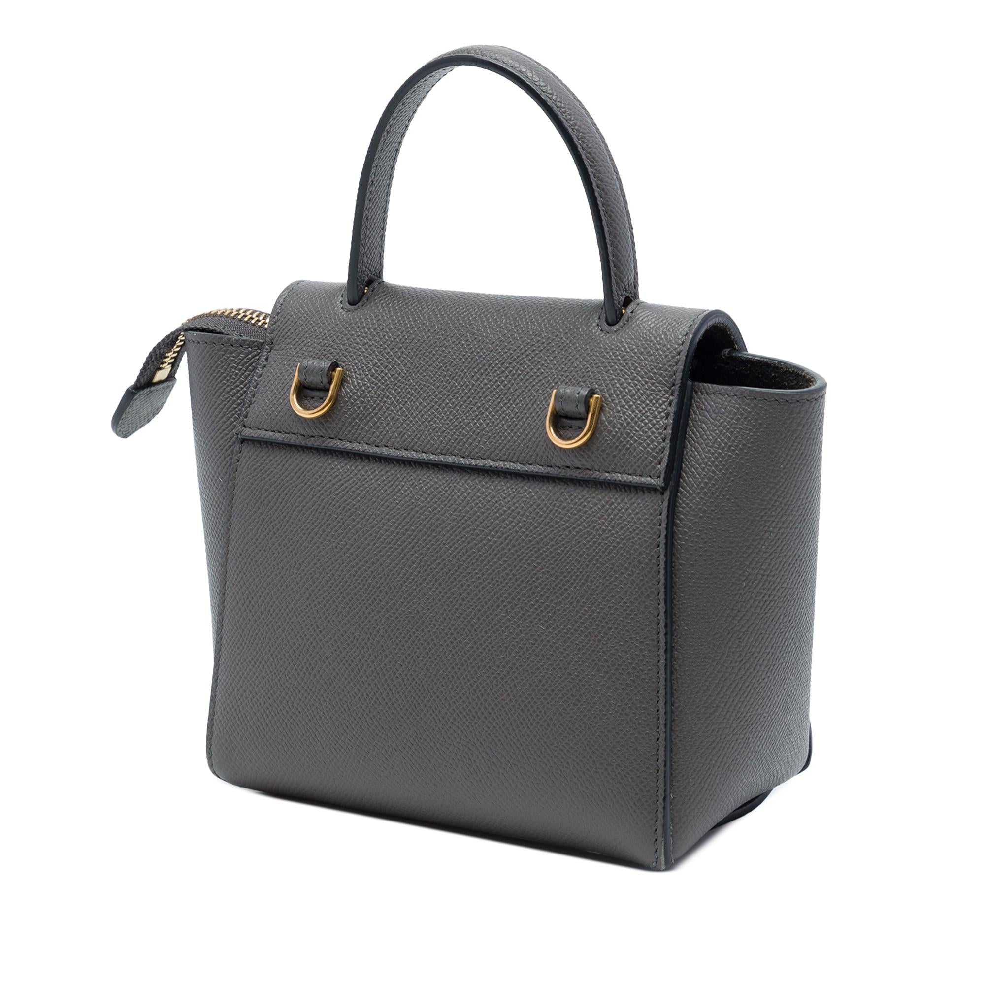 Celine Pico Grained Calfskin Belt Bag