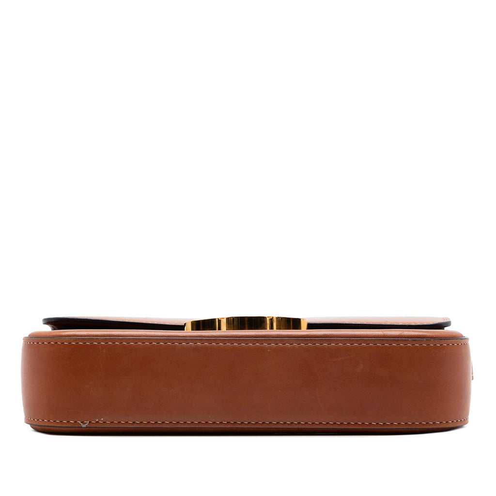 Celine Shiny Calfskin Claude Shoulder Bag