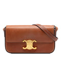 Celine Shiny Calfskin Claude Shoulder Bag