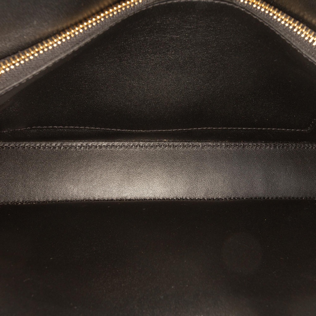 Celine Shiny Calfskin Triomphe Chain Shoulder Bag