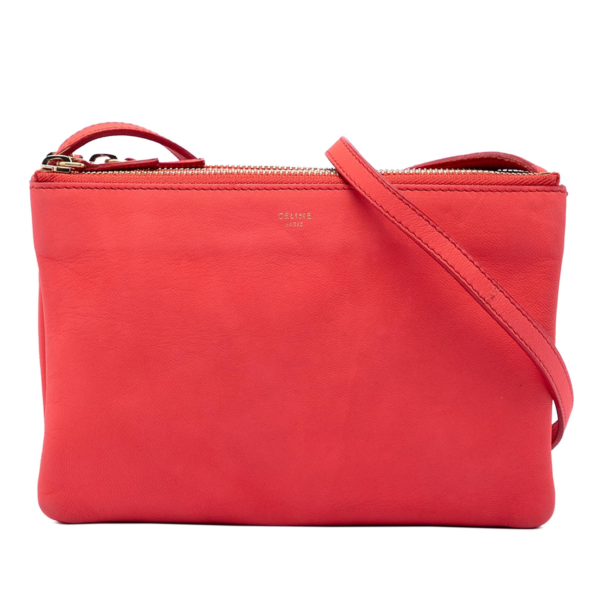 Celine Small Lambskin Trio Crossbody