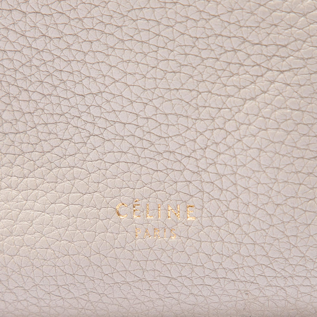 Celine Small Soft Grained Calfskin Seau Sangle Bucket Bag