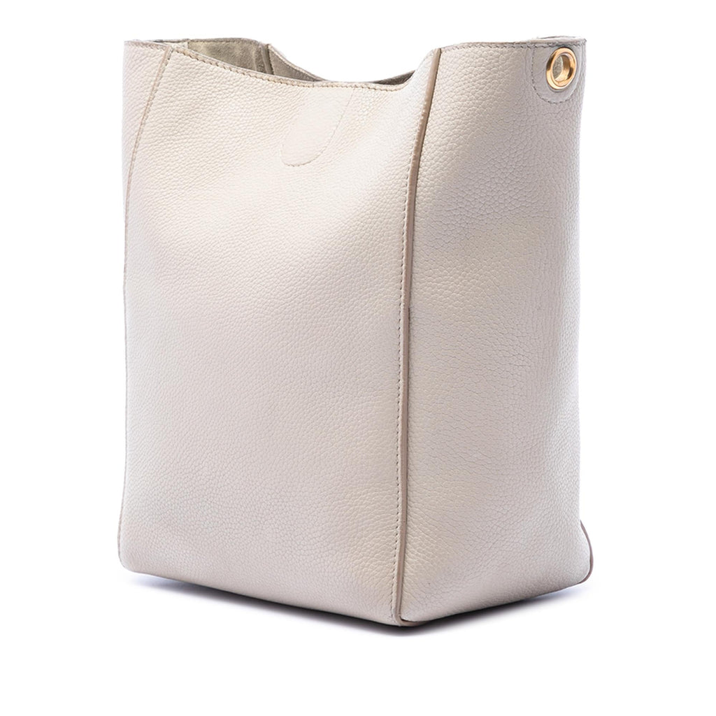 Celine Small Soft Grained Calfskin Seau Sangle Bucket Bag