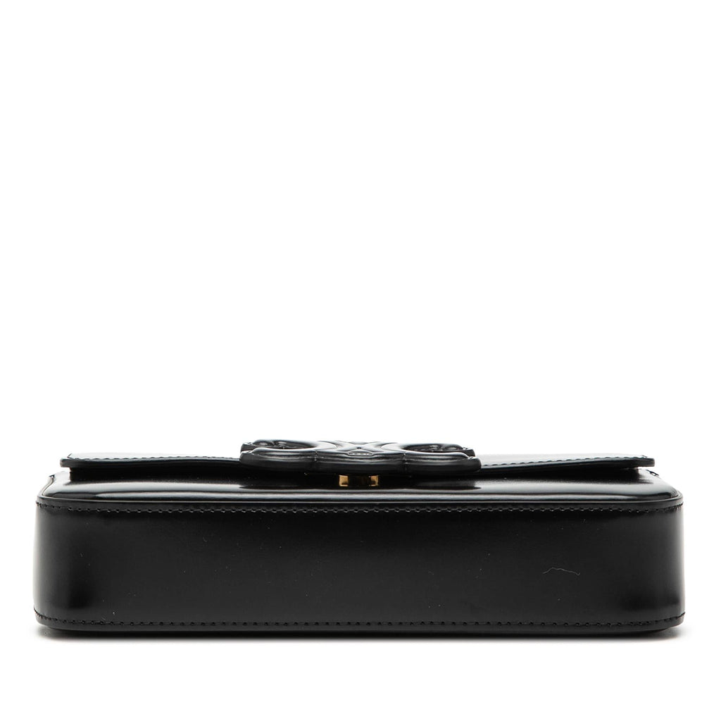 Celine Smooth Calfskin Cuir Triomphe Chain Shoulder Bag