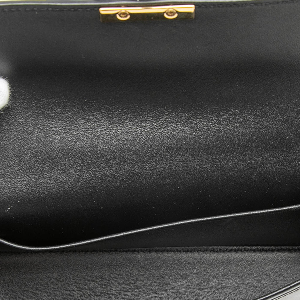 Celine Smooth Calfskin Cuir Triomphe Chain Shoulder Bag