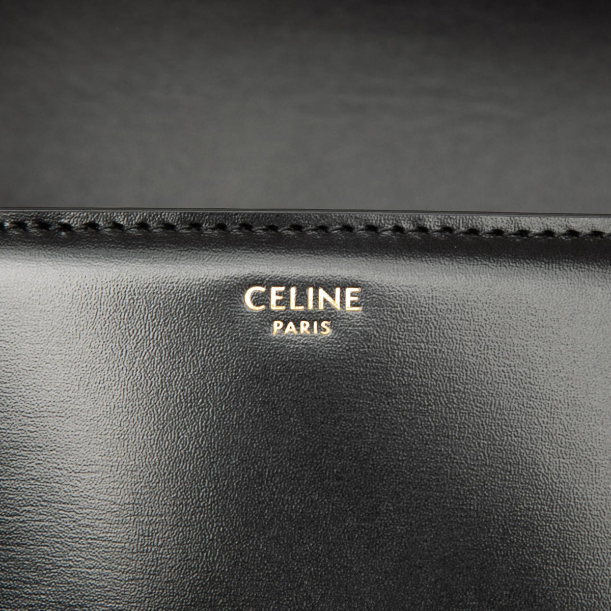 Celine Teen Shiny Calfskin Triomphe Crossbody