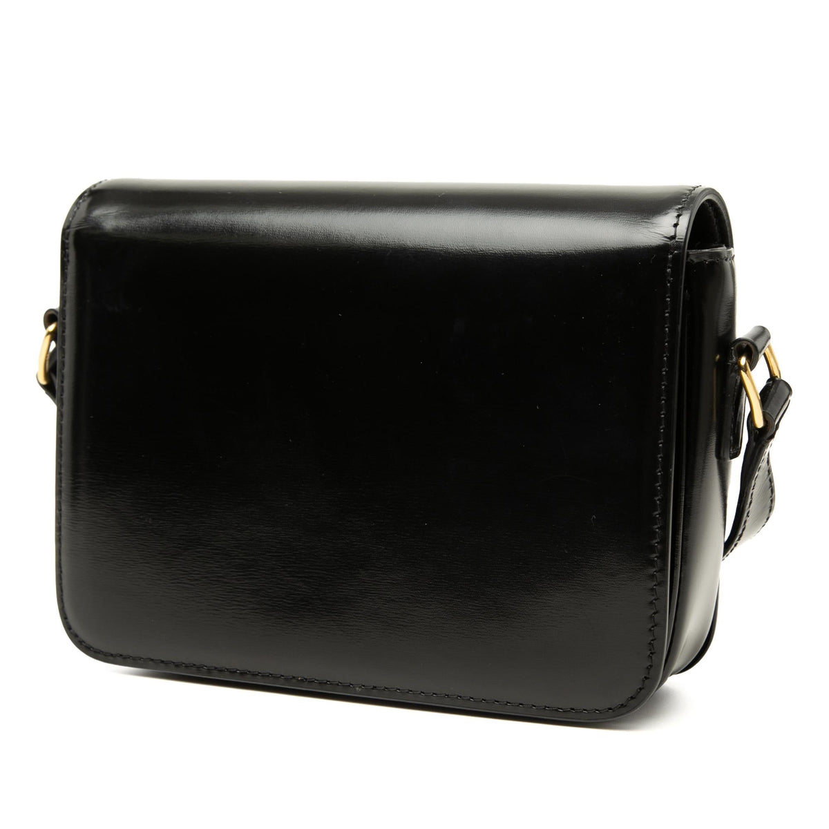 Celine Teen Shiny Calfskin Triomphe Crossbody