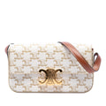 Celine Triomphe Coated Canvas Claude Shoulder Bag