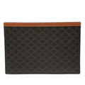Celine Triomphe Coated Canvas Clutch