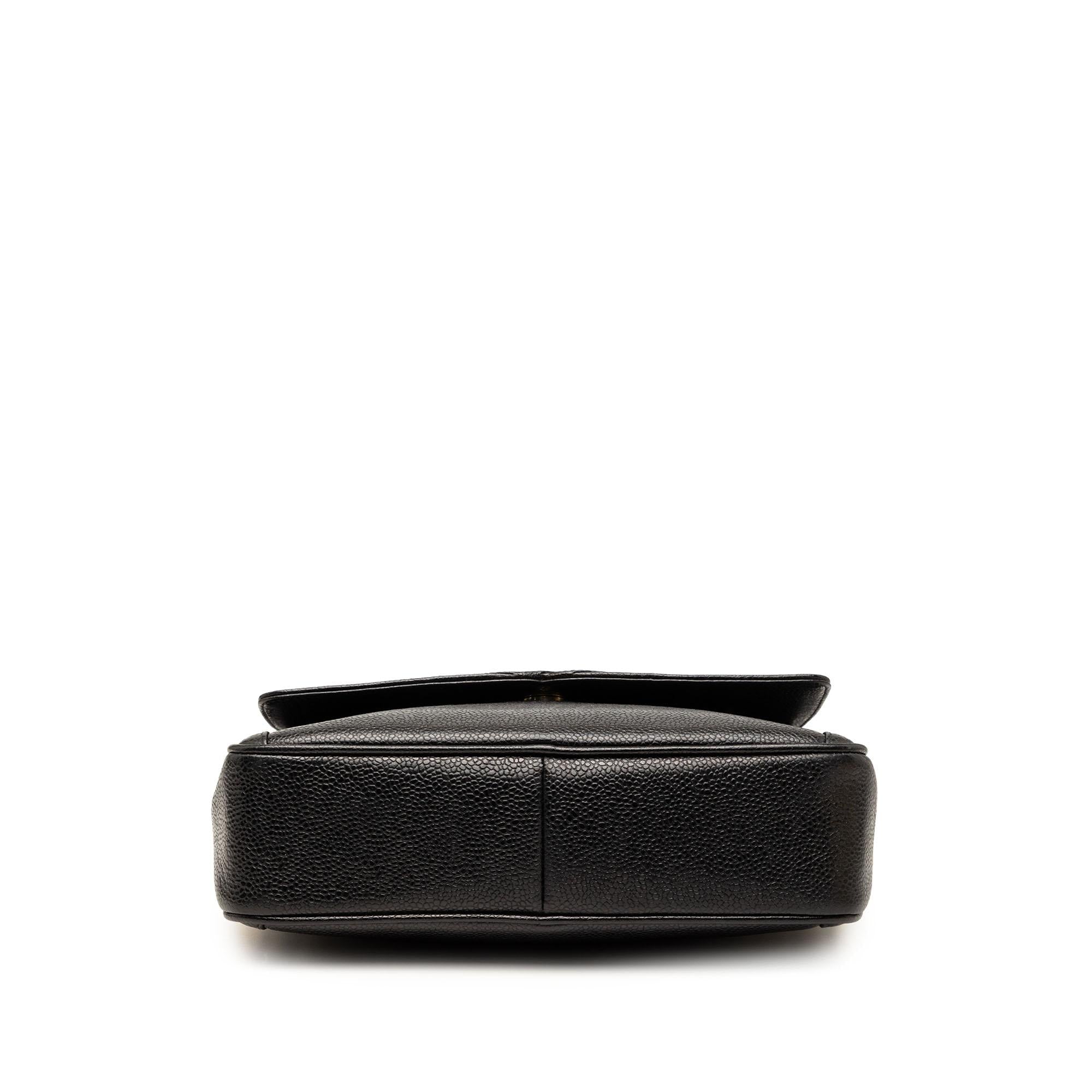 Chanel CC Caviar Front Pocket Bijoux Chain Camera Bag