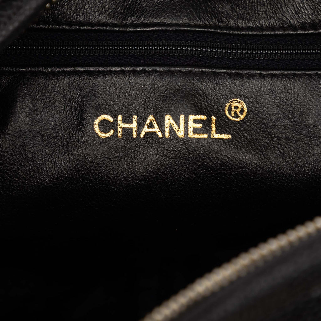 Chanel CC Caviar Front Pocket Bijoux Chain Camera Bag