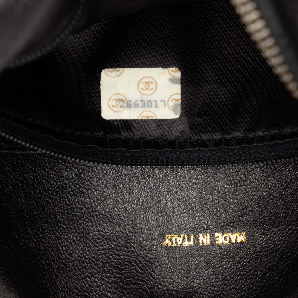 Chanel CC Caviar Front Pocket Bijoux Chain Camera Bag