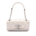 Chanel CC Double Stitch Lambskin Single Flap