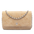 Chanel CC Lace Overlay Goatskin Wallet On Chain