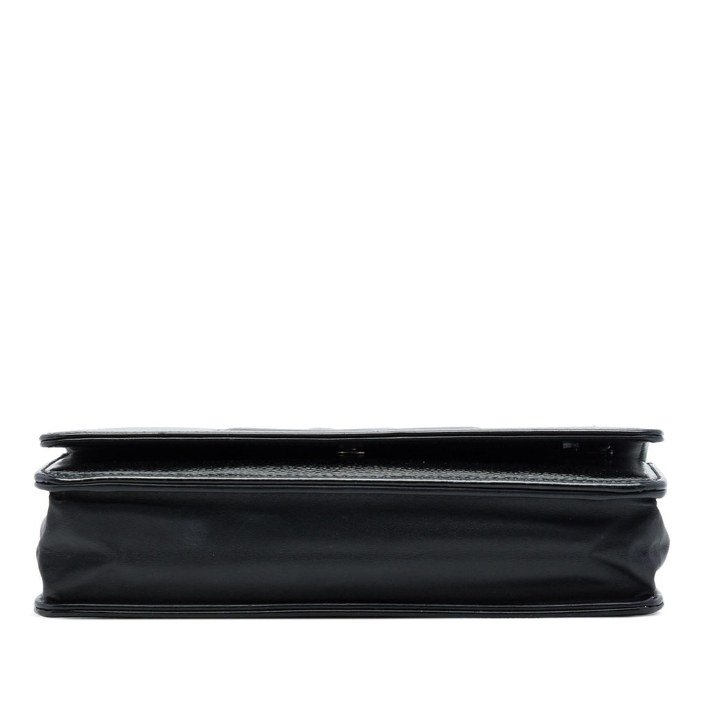 Chanel CC Patent Caviar Wallet On Chain