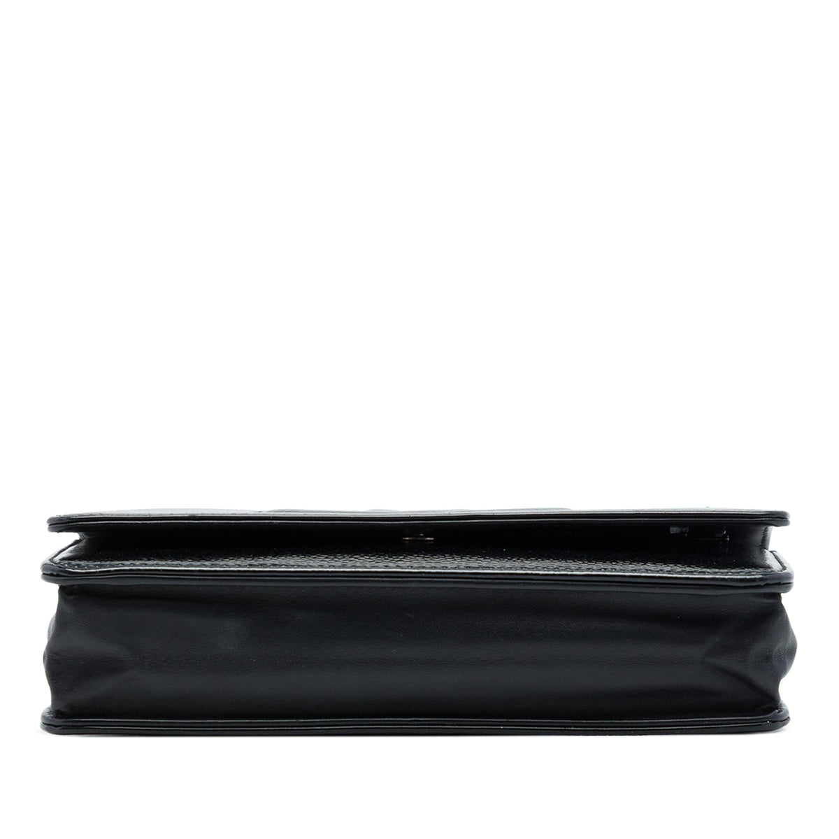 Chanel CC Patent Caviar Wallet On Chain