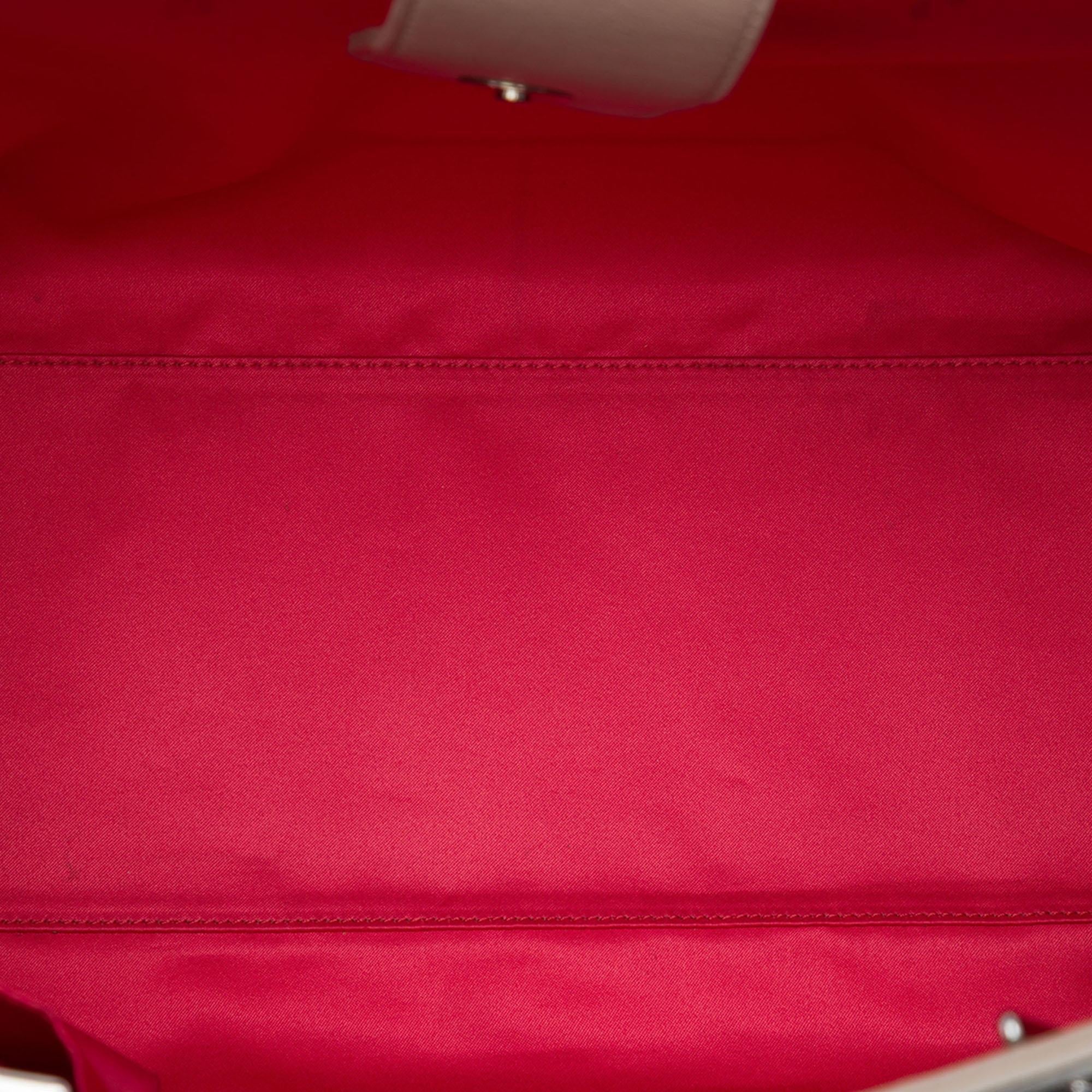 Chanel CC Patent Lipstick Ligne Tote