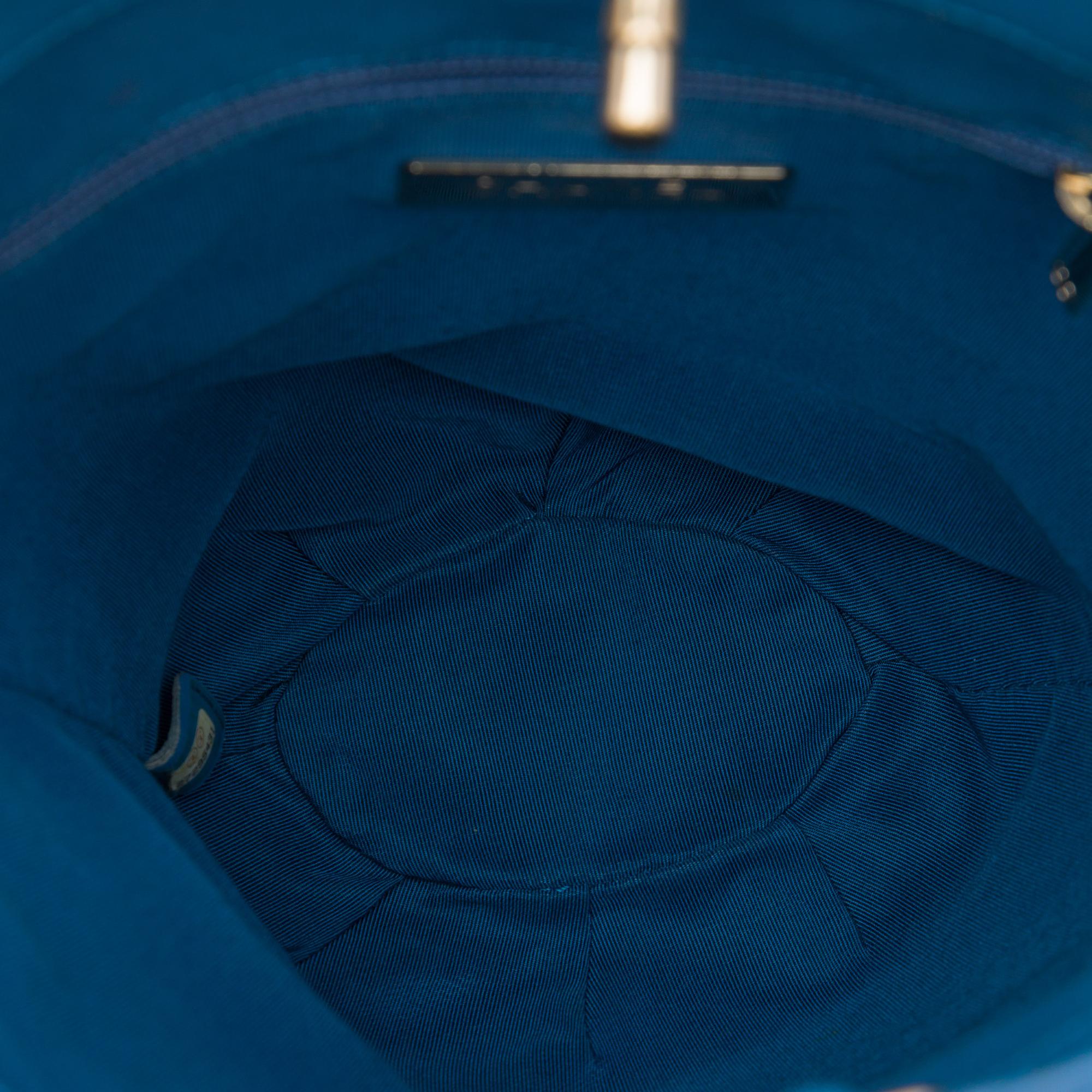 Chanel CC Quilted Calfskin Bucket Backpack