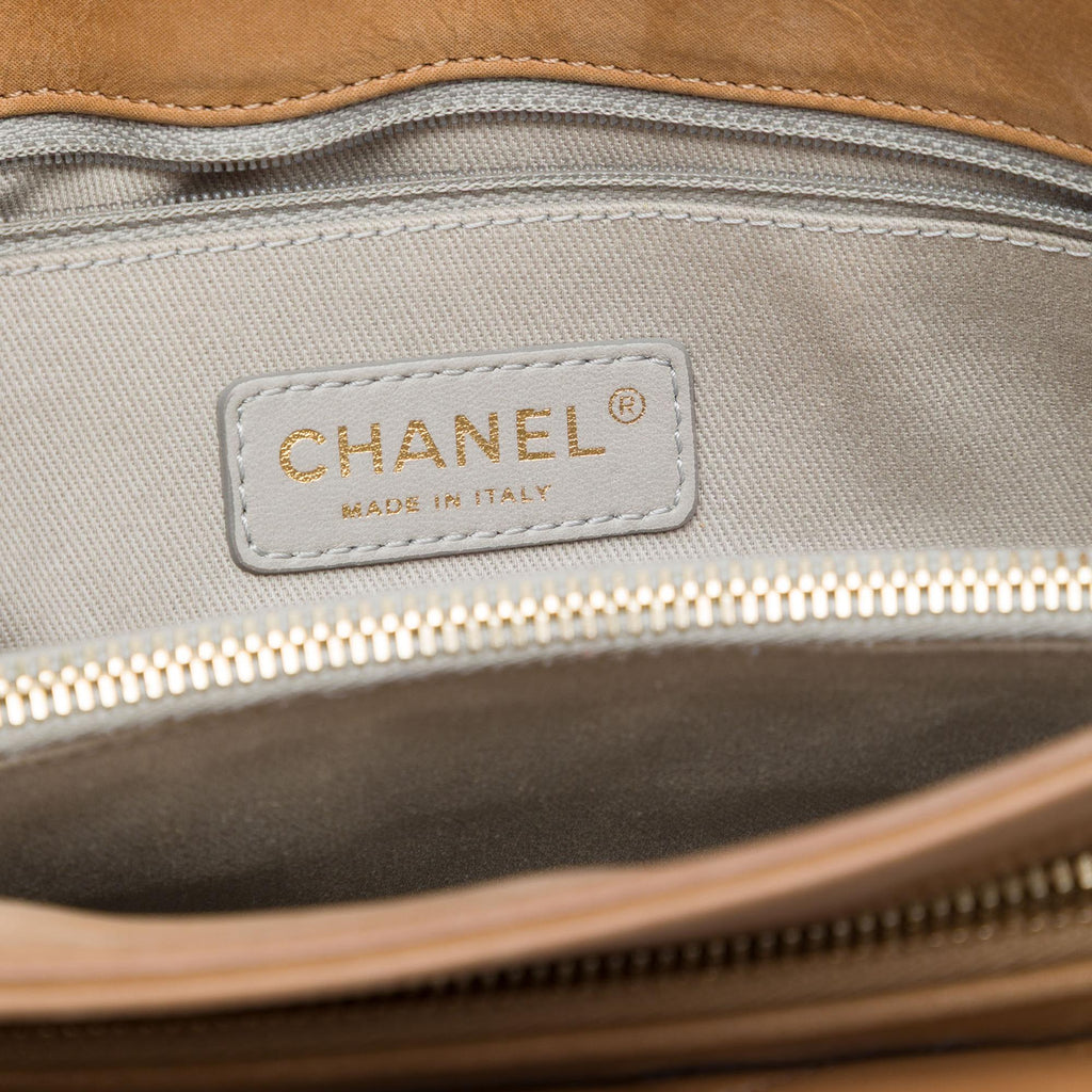 Chanel CC Quilted Lambskin Front Pocket Shoulder Bag