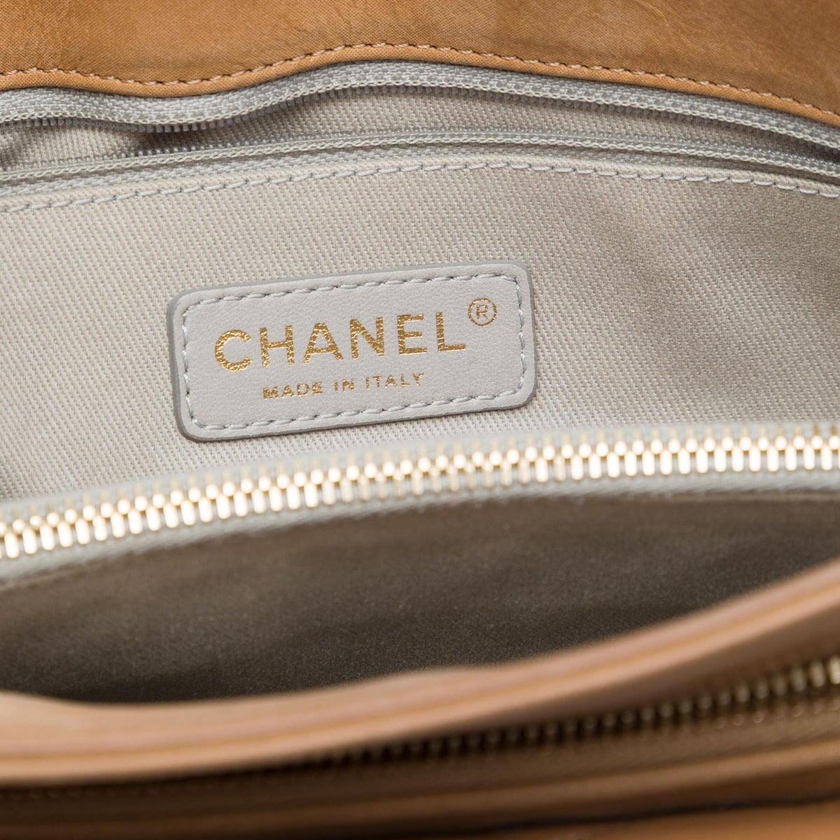 Chanel CC Quilted Lambskin Front Pocket Shoulder Bag