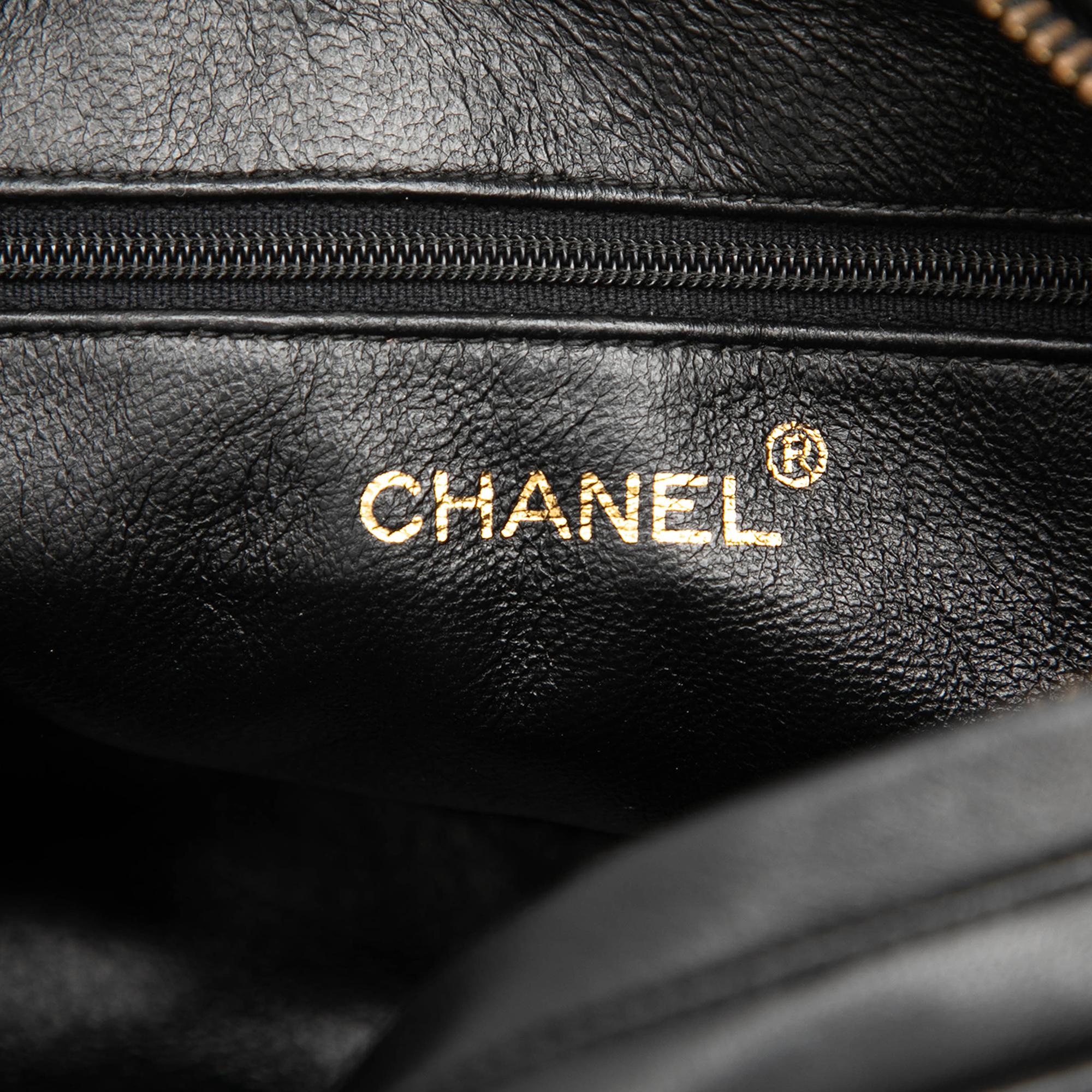 Chanel CC Quilted Lambskin Tassel Camera Bag