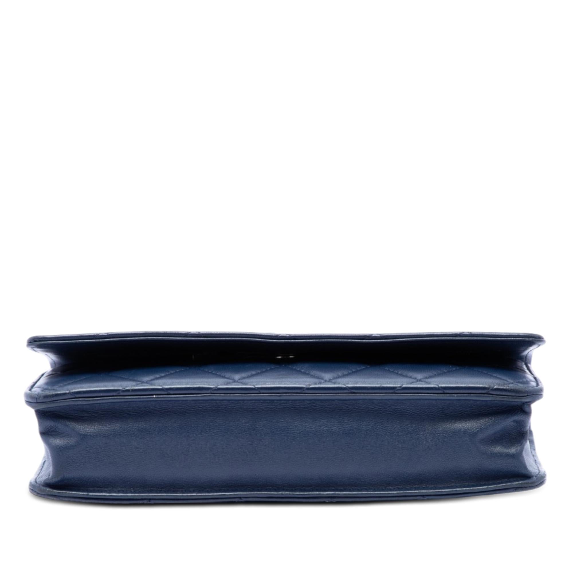 Chanel CC Quilted Lambskin Wallet On Chain