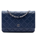 Chanel CC Quilted Lambskin Wallet On Chain