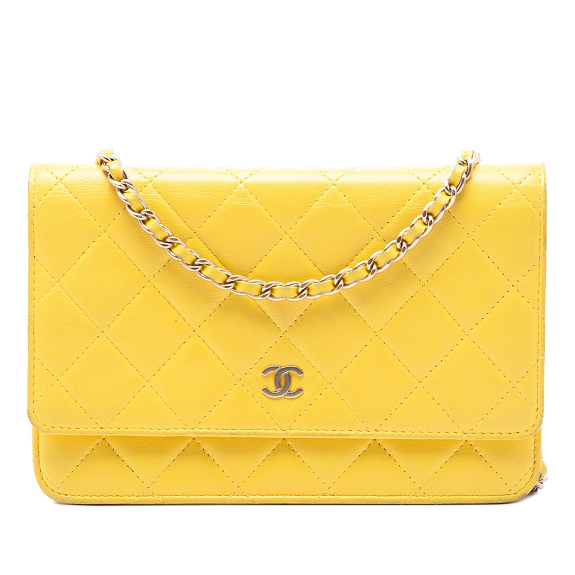 Chanel CC Quilted Lambskin Wallet on Chain